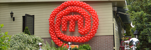 Cijfers en letters van ballonnen